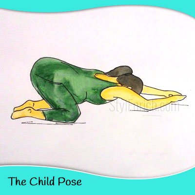 The child yoga pose for pregnant women