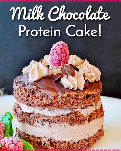 Milk Chocolate Protein Cake