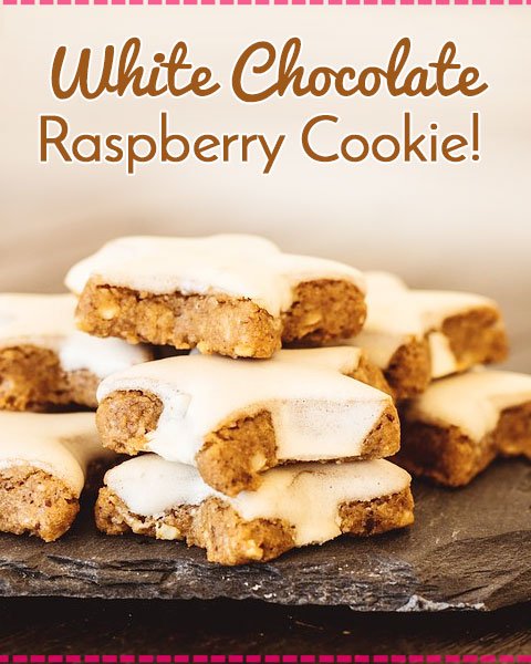 White Chocolate Raspberry Cookies