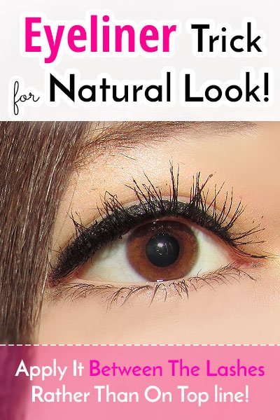 Natural Look By Tight-Lining The Liner