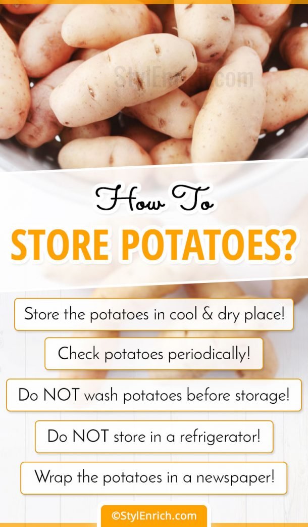 How To Store Potatoes In A Healthy Way? Let's Learn!