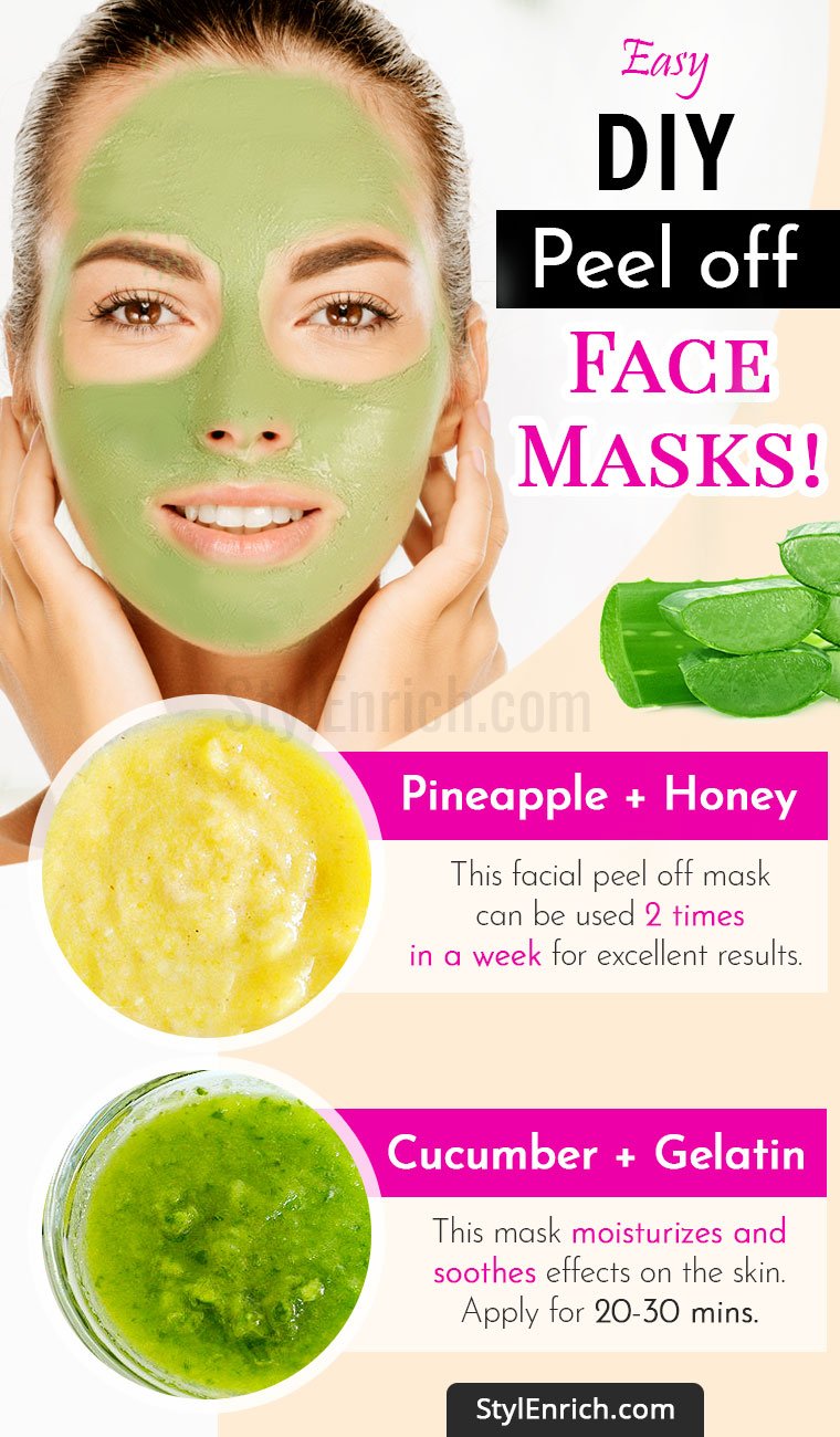 Diy Peel Off Face Mask For Beautiful And Glowing Skin