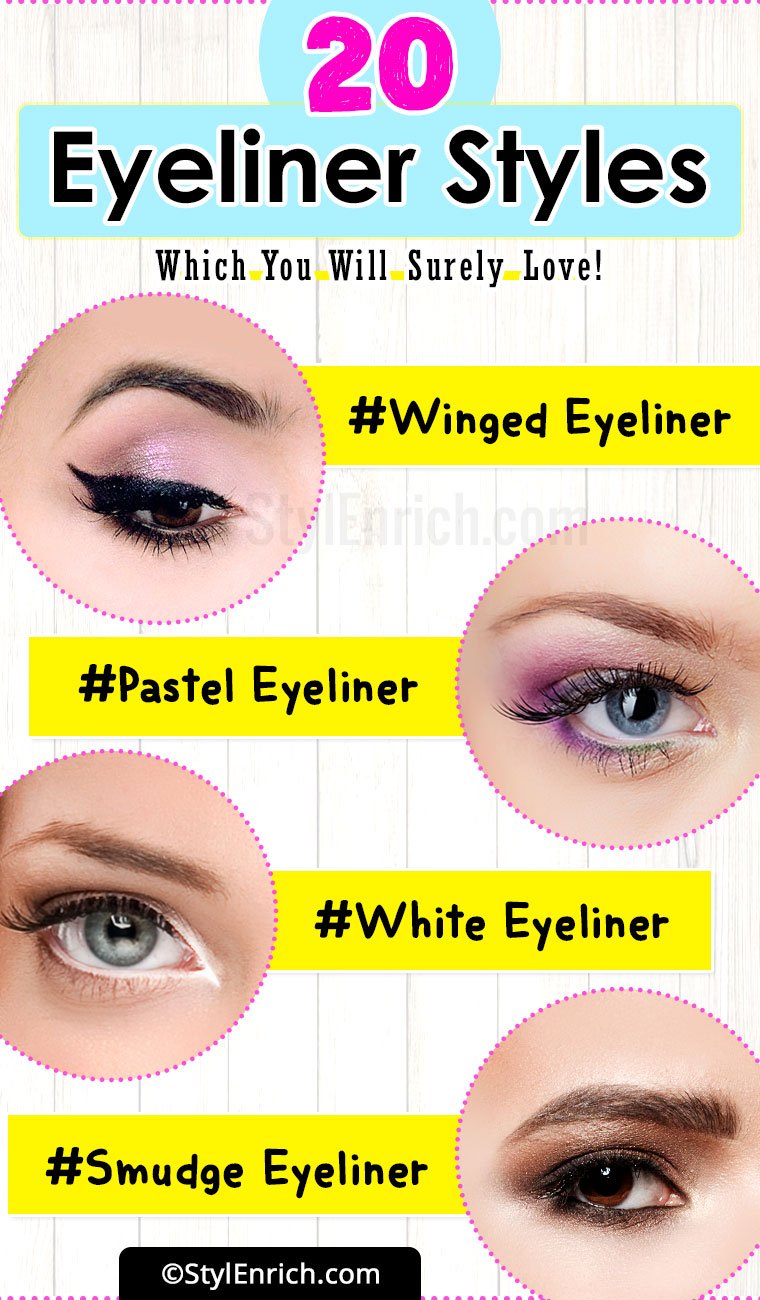 Different Eyeliner Ideas for your beautiful eyes