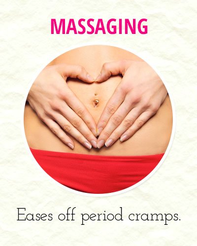 Light Massaging To Ease Menstrual Cramps