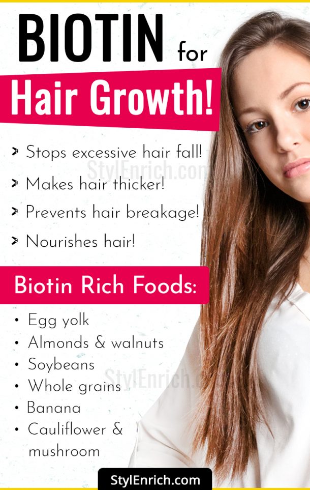 Biotin For Hair Growth : A Complete Guide To Long, Strong and Thick Hair!