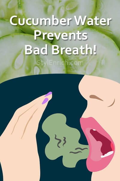 Cucumber Water Prevents Bad Breath