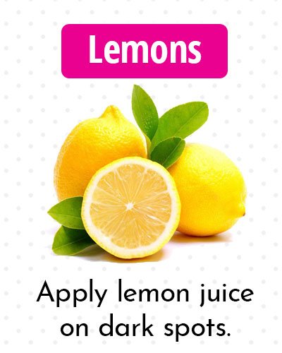 Lemons for Dark Spots