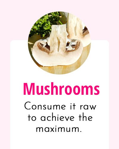 Mushroom - Biotin Rich Food