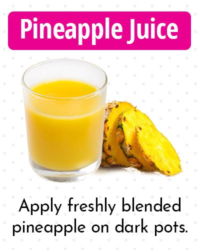 Pineapple Juice for Dark Spots