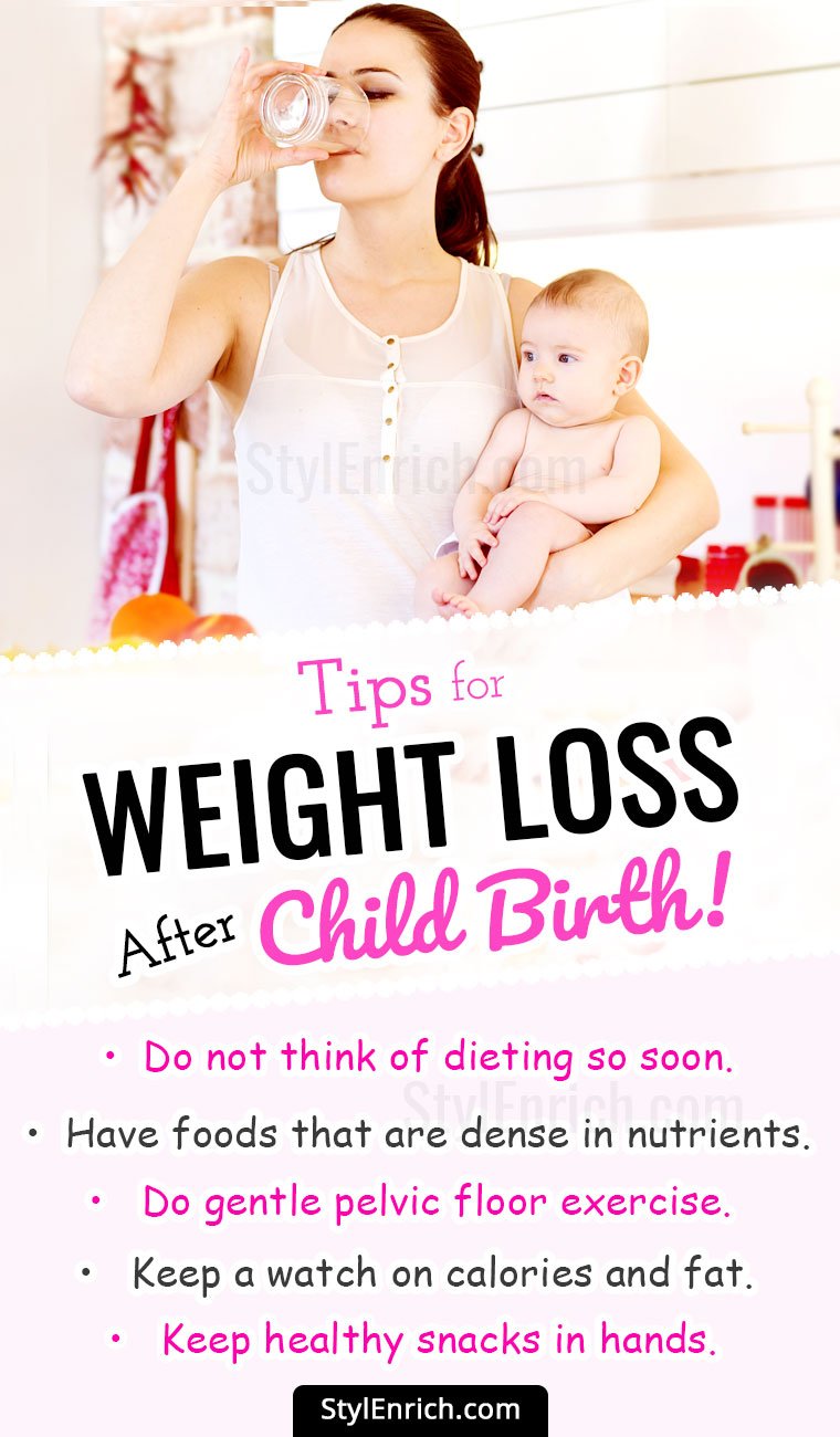 Tips For Weight Loss After Pregnancy!