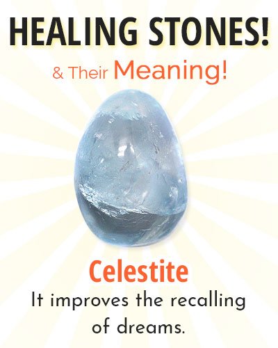 Celestite Healing Stone