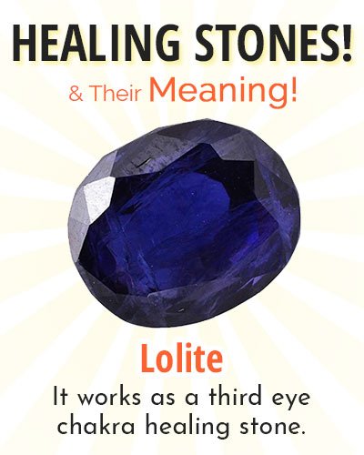 Lolite Healing Stone
