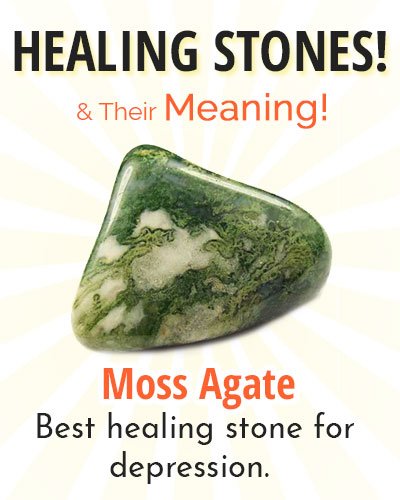 Moss Agate Healing Stone