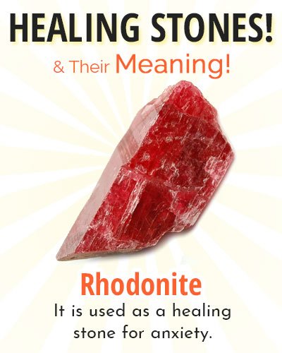 Rhodonite Healing Stone