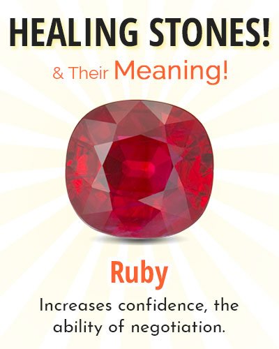 Ruby Healing Stone