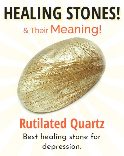 Rutilated Quartz Healing Stone