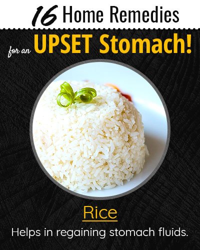 Rice For Upset Stomach