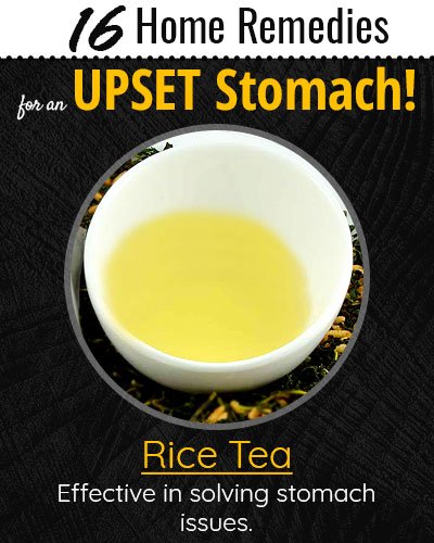 Rice Tea For Upset Stomach