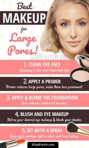 Best Makeup For Large Pores - Enhance Your Look With These Ideas!