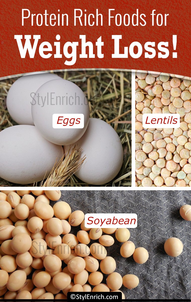 Top 5 Protein Rich Foods For Weight Loss!