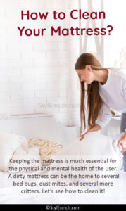 How To Clean A Mattress And Remove Mattress Stains And Smells?