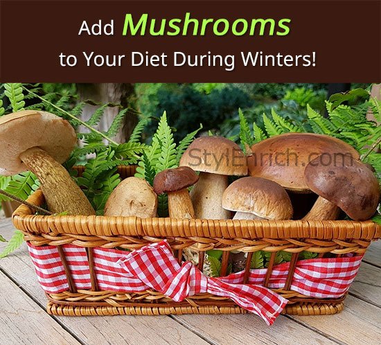 Add Mushrooms to Your Diet During Winters