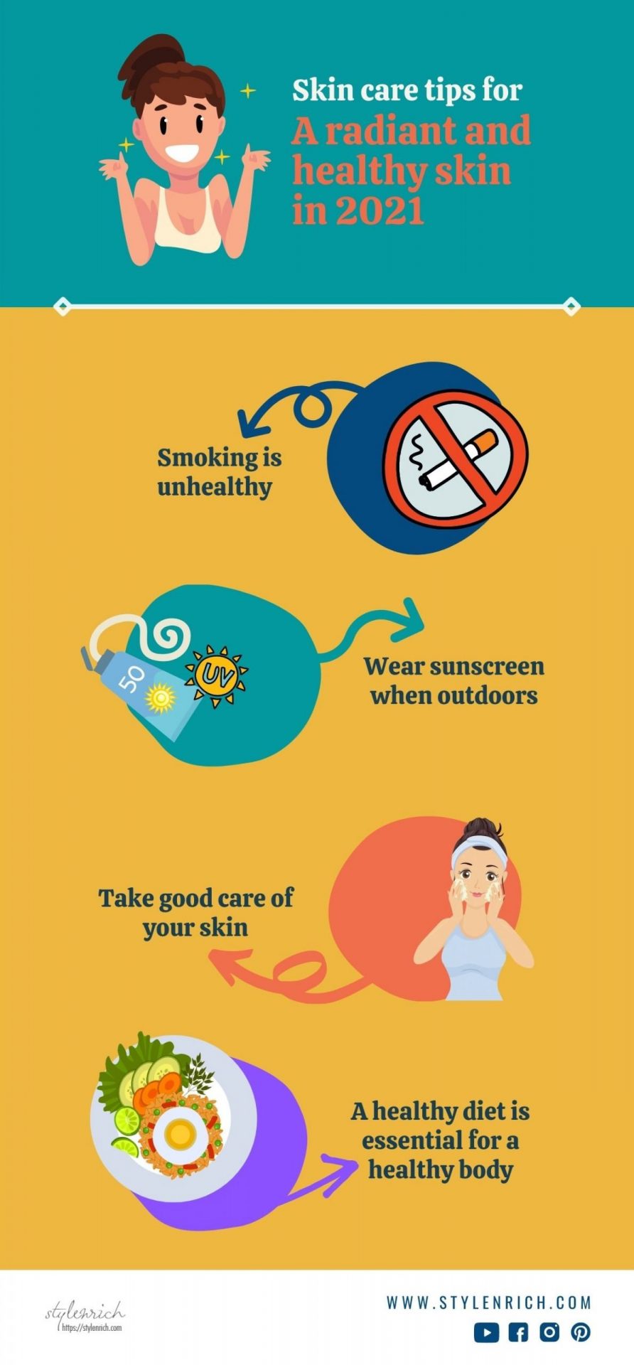 Skin care tips for a radiant and healthy skin in 2021