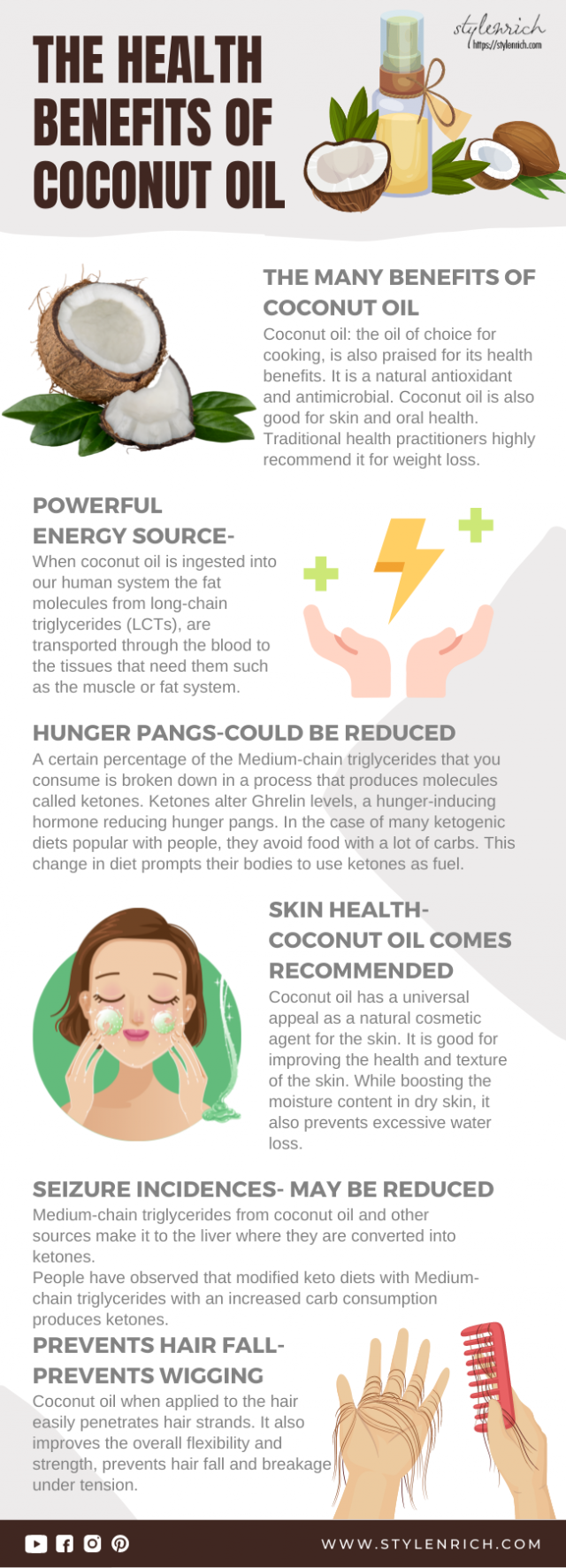 What are the health benefits of coconut oil?