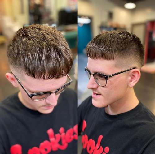 Caesar cut Hairstyle for Men