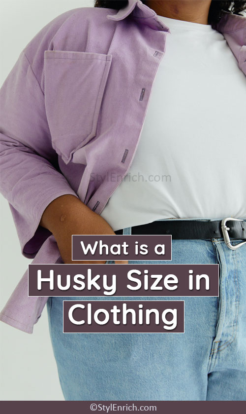 ¿Qué es la ropa de talla Husky en los niños?